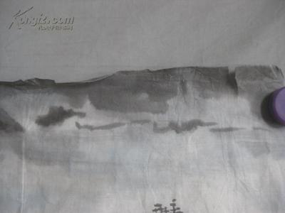 李穎珍 作 山水 國(guó)畫(huà)一幅 尺寸68*34厘米 B082205